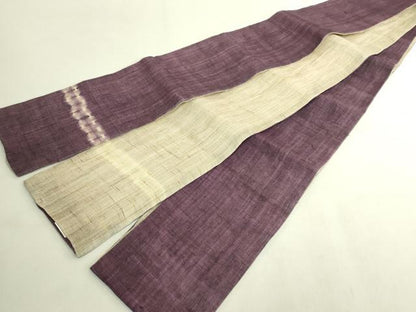 平和屋着物＊極上　夏物　半幅帯　絞り　絞彩苑種田　麻　逸品　DZAB9592kh6