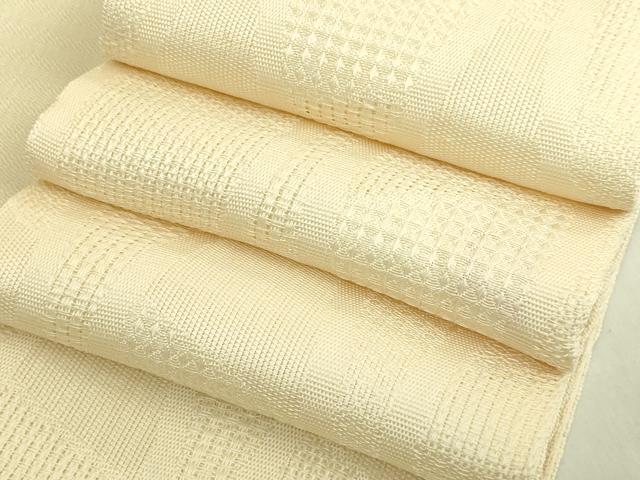 平和屋着物＊極上　夏物　半幅帯　きもの道楽　紋紗　逸品　DZAB9602kh6
