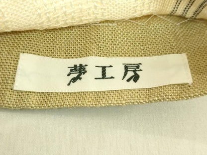 平和屋着物＊極上　夏物　半幅帯　間道　夢工房　麻　逸品　DZAB9606kh6