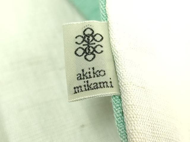 平和屋着物＊極上　夏物　半幅帯　刺繍　ドロンワーク　ほおづき　麻　逸品　DZAB9607kh6