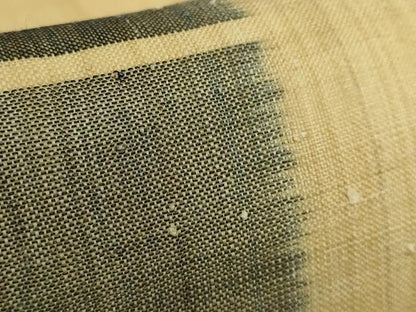 平和屋本店＊極上　夏物　芭蕉布　手積み芭蕉糸100％　九寸名古屋帯　横段文　逸品　DZAB9629kh6