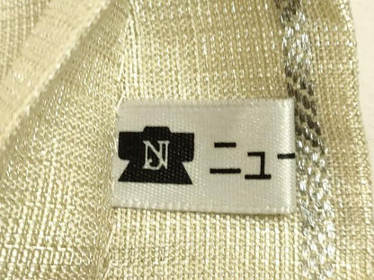 平和屋着物●極上　太鼓柄袋帯　スリーシーズン帯　唐織　龍　金銀糸　上代35万　反端付き　逸品　DZAB9642kh6