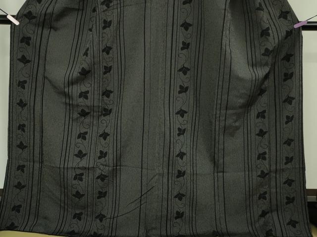 平和屋着物●極上　本塩沢　唐草間道　逸品　DZAB9653kh6