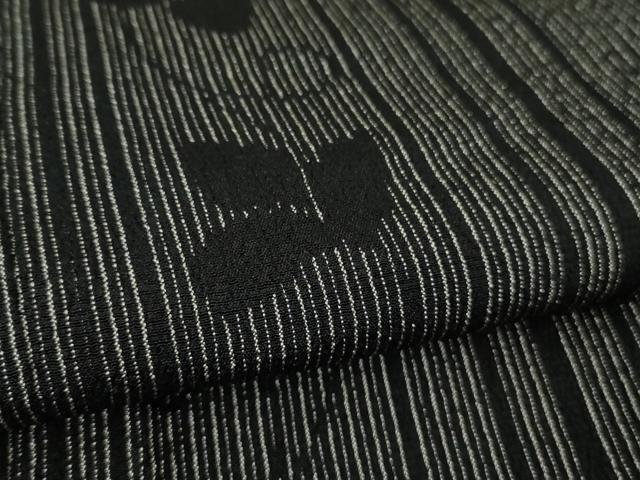 平和屋着物●極上　本塩沢　唐草間道　逸品　DZAB9653kh6