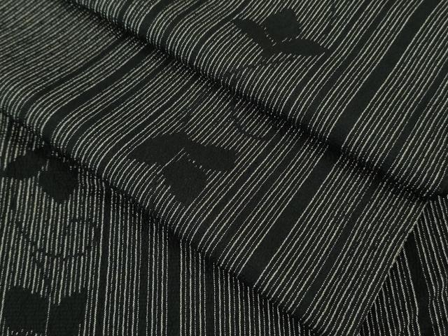 平和屋着物●極上　本塩沢　唐草間道　逸品　DZAB9653kh6