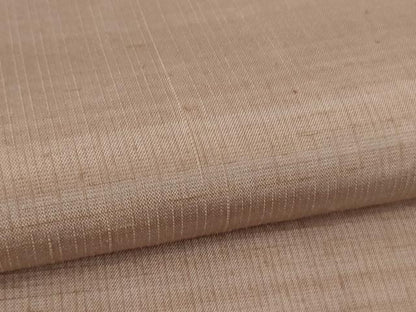 平和屋着物●極上　紅花紬　米沢　色無地　水柿色　逸品　DZAB9655kh6