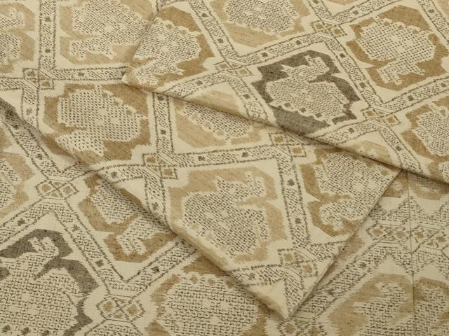 平和屋着物●極上　結城紬　100亀甲　有栖川文様　逸品　DZAB9656kh6