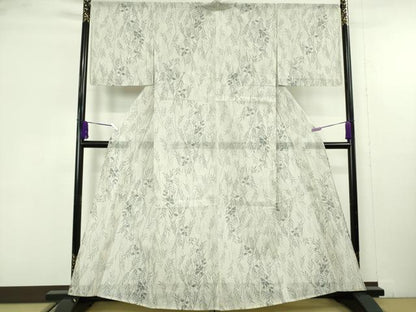 平和屋着物＊極上　夏物　紗紬　枝垂れ柳　三越扱い　正絹　逸品　未使用　DZAB9660kh6