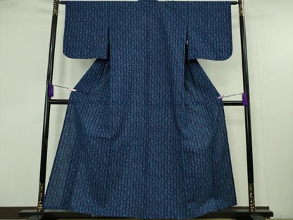 平和屋着物▽極上　竺仙　浴衣　花間道　綿　逸品　DZAB9675kh6