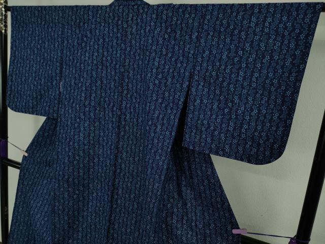 平和屋着物▽極上　竺仙　浴衣　花間道　綿　逸品　DZAB9675kh6
