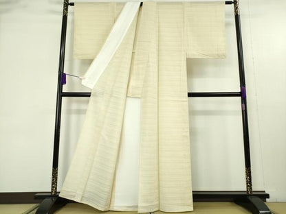 平和屋着物＊極上　夏物　銀座きしや　誉詩多工芸　色無地　変わり絽　蒸栗色地　たとう紙付き　逸品　未使用　DZAB9699kh6