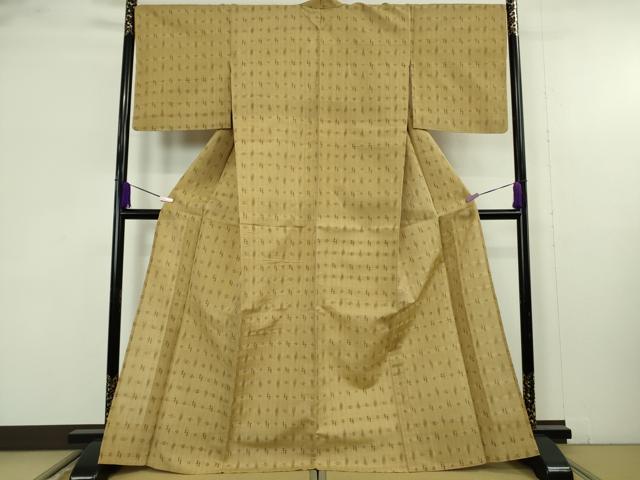 平和屋着物＊極上　夏物　絹芭蕉　夏上布　絣文様　逸品　DZAB9701kh6