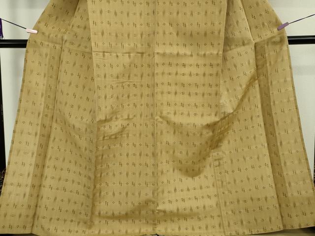 平和屋着物＊極上　夏物　絹芭蕉　夏上布　絣文様　逸品　DZAB9701kh6