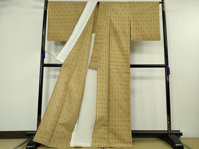 平和屋着物＊極上　夏物　絹芭蕉　夏上布　絣文様　逸品　DZAB9701kh6