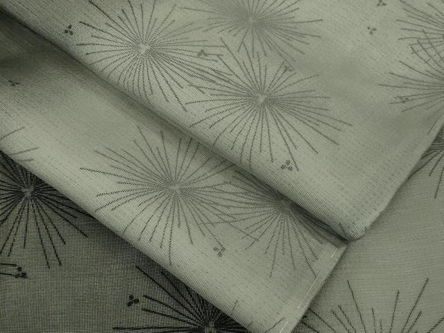 平和屋着物▽極上　小紋　無双　紗袷　紗×絽　松葉　暈し染め　逸品　未使用　DZAB9714kh6