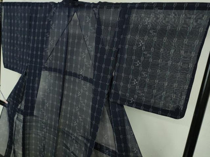 平和屋着物＊極上　夏物　本場琉球絣　夏琉球　手おり　桃原厚吉作　証紙付き　逸品　DZAB9716kh6