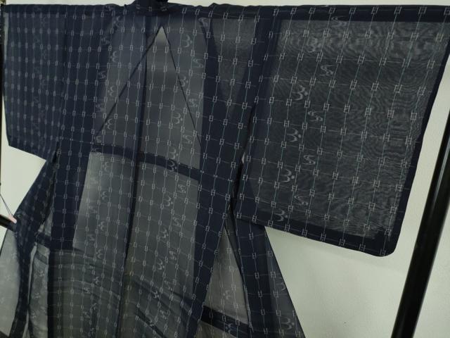 平和屋着物＊極上　夏物　本場琉球絣　夏琉球　手おり　桃原厚吉作　証紙付き　逸品　DZAB9716kh6