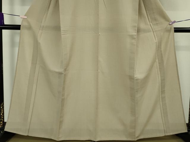 平和屋着物＊極上　夏物　結城紬　夏結城　色無地　練色　逸品　DZAB9730kh6