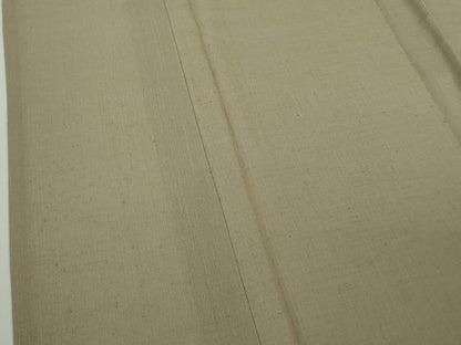 平和屋着物＊極上　夏物　結城紬　夏結城　色無地　練色　逸品　DZAB9730kh6