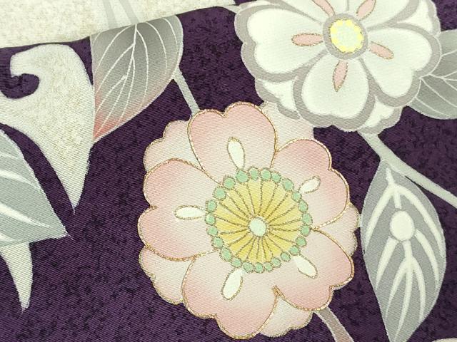 平和屋本店●極上　京友禅作家　光永正美　訪問着　駒刺繍　枝垂れ花　金彩　逸品　DZAB9736kh6
