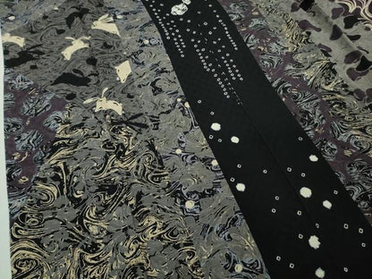 平和屋着物●極上　京都府認定　京の名工　雛屋友禅　訪問着　観世水　飛兎　松　逸品　DZAB9739kh6