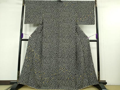 平和屋着物●極上　訪問着　舞桜　花弁　金彩　逸品　未使用　DZAB9741kh6