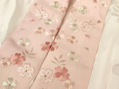 平和屋本店●極上　振袖・長襦袢(無双仕立て・半衿刺繍)セット　小寺義一作　辻が花　暈し染め　金通し地　逸品　DZAB9750kh6