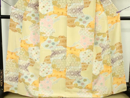 平和屋本店●極上　創業460年・千總　小紋　名物裂花文　逸品　DZAB9758kh6