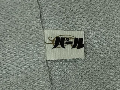 平和屋本店●極上　日本舞踊家 岩井流宗元　岩井友見　訪問着　蔦の葉シルエット　舞桜　黒地　金彩　逸品　未使用　DZAB9770kh6