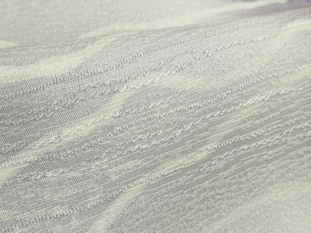 平和屋着物●極上　小紋　地紋起こし　霞文　間道　暈し染め　逸品　未使用　DZAB9784kh6