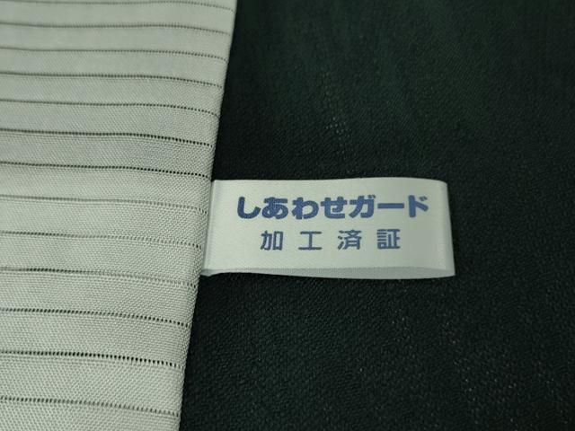 平和屋着物＊極上　夏物　小紋　紋紗　絞り　鹿の子　百入茶色地　逸品　未使用　DZAB9790kh6