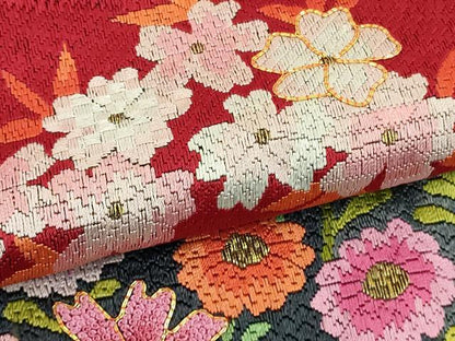 平和屋本店●極上 中国三大刺繍 相良刺繍 総刺繍 絽刺し 色打掛 和装 婚礼 結婚式 花嫁 吉祥花文 金糸 仮絵羽 逸品 未使用 DZAB9800kh6