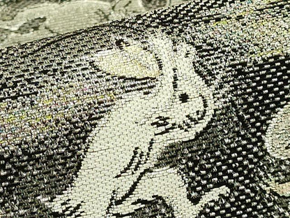 平和屋着物●極上　BANKAN　わものや　全通全景柄袋帯　金華山織　国宝鳥獣戯画絵巻　金銀糸　たとう紙付き　逸品　DZAB9829kh6
