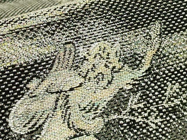 平和屋着物●極上　BANKAN　わものや　全通全景柄袋帯　金華山織　国宝鳥獣戯画絵巻　金銀糸　たとう紙付き　逸品　DZAB9829kh6