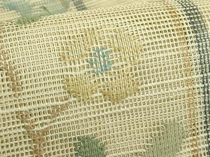 平和屋着物＊極上　夏物　1854年創業　帯屋捨松　八寸名古屋帯　花間道　逸品　DZAB9845kh6