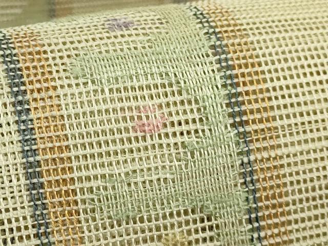 平和屋着物＊極上　夏物　1854年創業　帯屋捨松　八寸名古屋帯　花間道　逸品　DZAB9845kh6