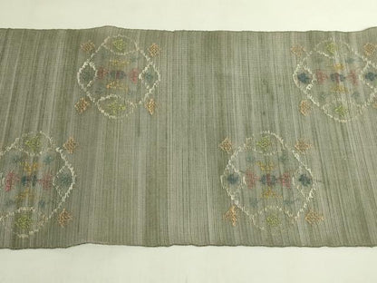平和屋着物＊極上　夏物　1854年創業　帯屋捨松　八寸名古屋帯　間道　逸品　DZAB9889kh6