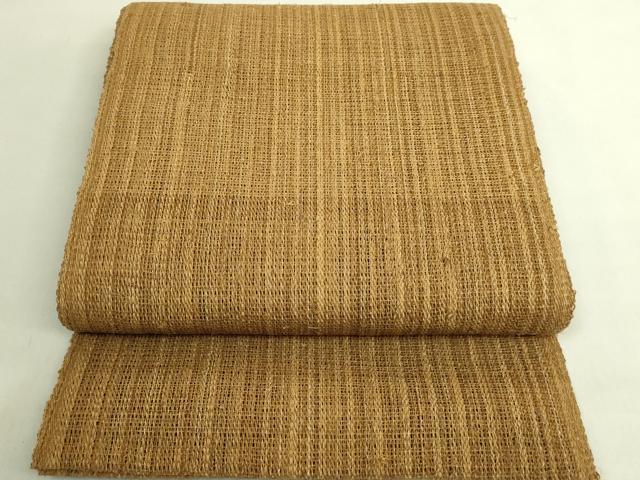 平和屋本店＊極上　夏物　古代原始布　科布　八寸名古屋帯　逸品　未使用　DZAB9890kh6