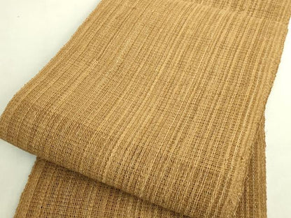 平和屋本店＊極上　夏物　古代原始布　科布　八寸名古屋帯　逸品　未使用　DZAB9890kh6