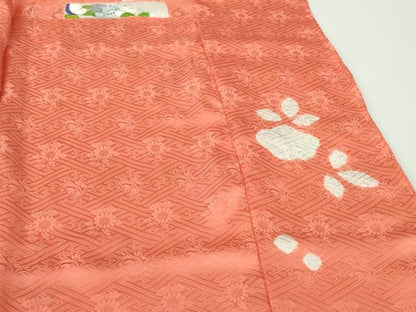 平和屋本店●極上　創業460年・千總　振袖　仮絵羽　駒刺繍　絞り　吉祥花文　金彩　逸品　未使用　DZAB9901kh6