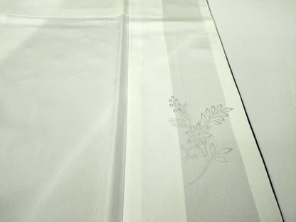 平和屋本店●極上　訪問着　スパンコール　花唐草舞蝶文　暈し染め　金銀彩　反端付き　逸品　DZAB9906kh6