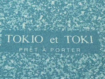 平和屋着物∞極上　人間国宝　羽田登喜男　TOKIOetTOKI　道行コート　ロング丈　鴛鴦　舞桜　金銀彩　たたき染め　逸品　DZAB9919kh6