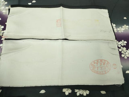 平和屋本店●極上　訪問着　総手刺繍　舞桜　濃紺地　暈し染め　京都きもの友禅扱い　反端付き　ロング丈　逸品　未使用　DZAB9933kh6