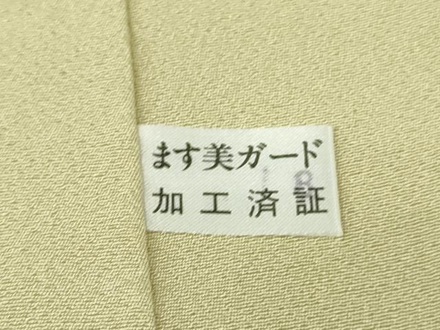 平和屋着物●極上　中国三大刺繍　スワトウ刺繍　汕頭刺繍　訪問着　草花文　蒸栗色地　金糸　ますいわ屋扱い　逸品　DZAB9934kh6