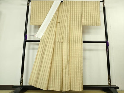 平和屋着物＊極上　夏物　伝統工芸品　都花くら　花織　紬　絽紗織　証紙付き　逸品　DZAB9940kh6