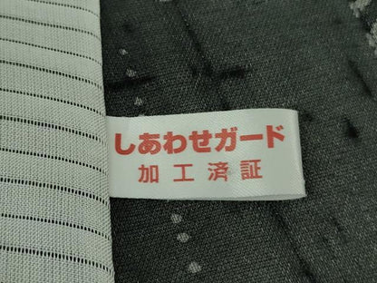 平和屋着物＊極上　夏物　絹芭蕉　小紋　蜻蛉　トンボ　逸品　DZAB9941kh6