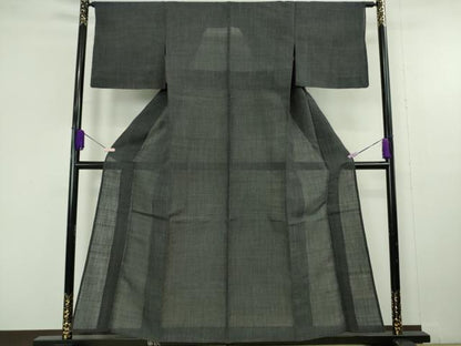 平和屋本店＊極上　夏物　古代越後上布　苧麻　蝋色地　松坂屋扱い　逸品　未使用　DZAB9945kh6