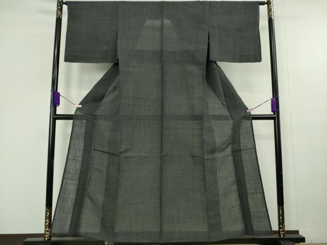 平和屋本店＊極上　夏物　古代越後上布　苧麻　蝋色地　松坂屋扱い　逸品　未使用　DZAB9945kh6