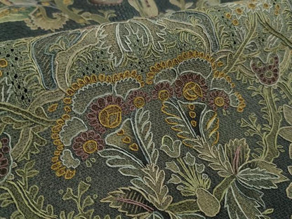 平和屋本店●極上　中国三大刺繍 スワトウ刺繍 汕頭刺繍 総刺繍 訪問着 更紗花文　暈し染め　金糸　さが美扱い　逸品　未使用　DZAB9983kh6