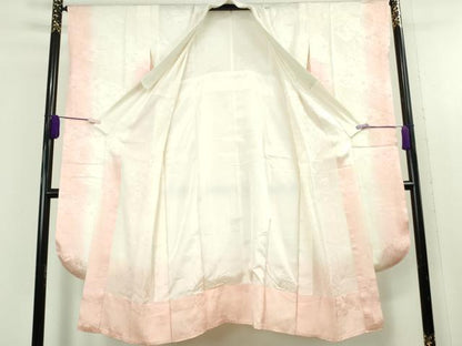 平和屋本店●極上　創業460年・千總　振袖・長襦袢(無双仕立て)セット　駒刺繍　鳳凰桐花文　鉄色地　金彩　逸品　DZAB9986kh6
